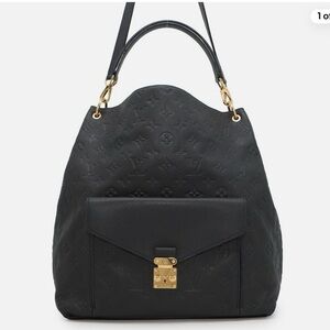 Authentic Louis Vuitton Navy Metis Empreinte 2way discontinued shoulder bag